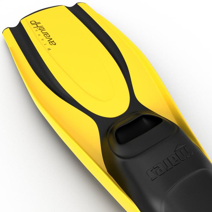 3D Swim Fins 2 Yellow model