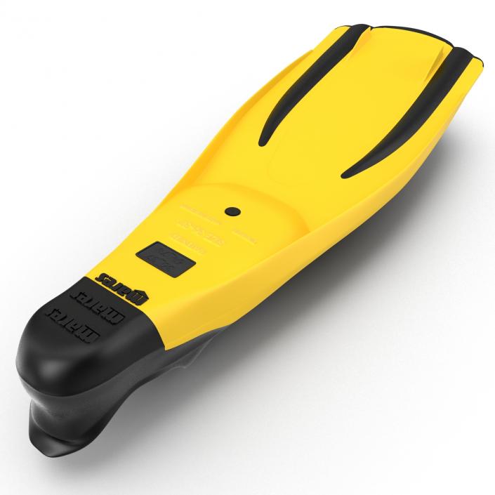 3D Swim Fins 2 Yellow model