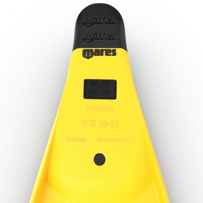 3D Swim Fins 2 Yellow model