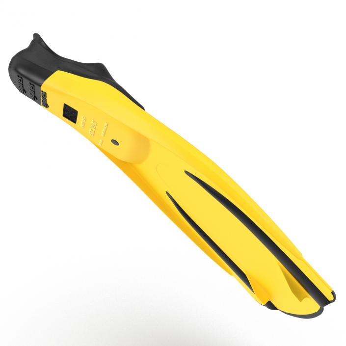 3D Swim Fins 2 Yellow model