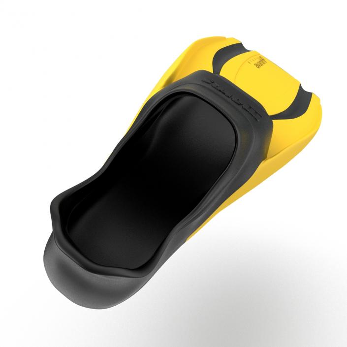 3D Swim Fins 2 Yellow model