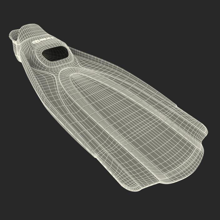 3D Swim Fins 2 Yellow model