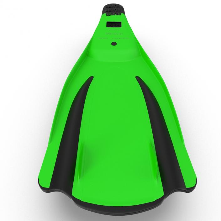 Swim Fins 2 Green 3D