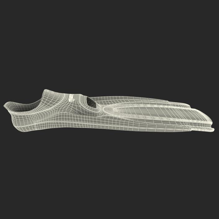 Swim Fins 2 Green 3D