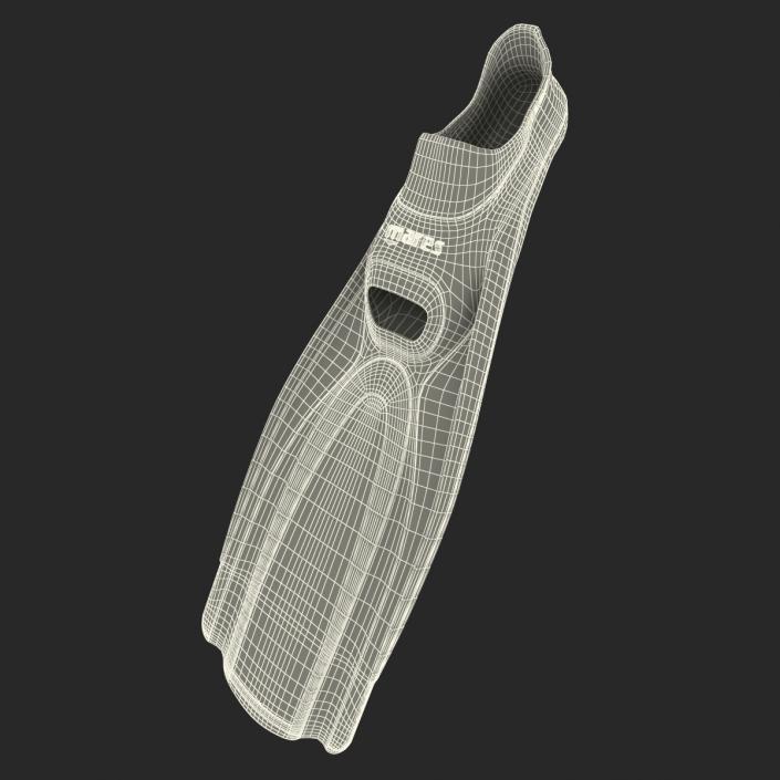 Swim Fins 2 Green 3D