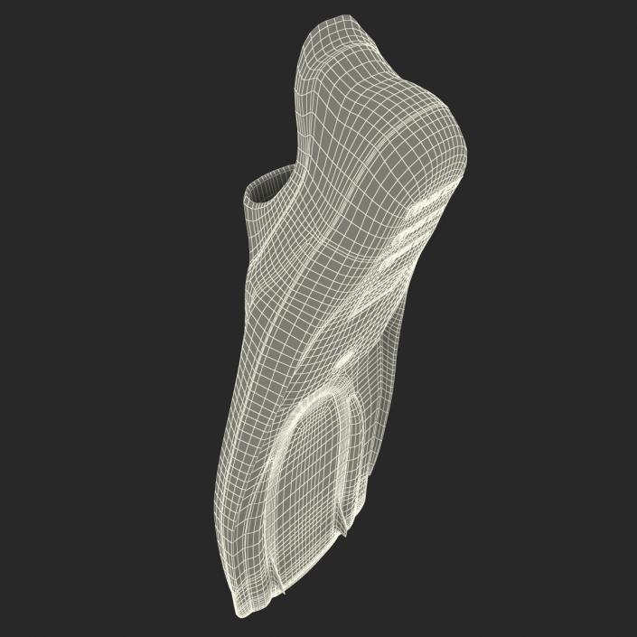 Swim Fins 2 Green 3D