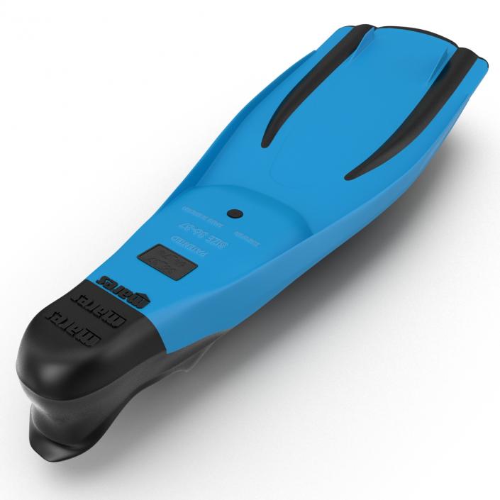 3D Swim Fins 2 Blue 2 model