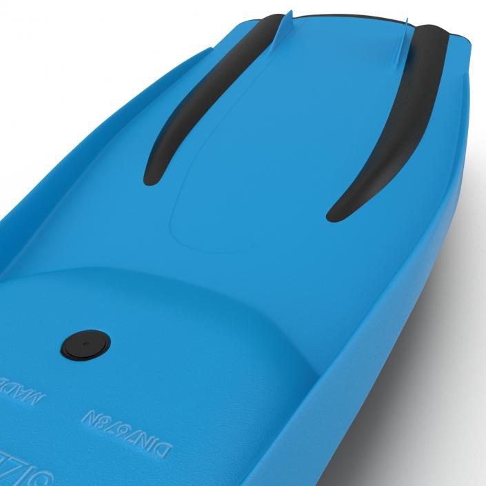 3D Swim Fins 2 Blue 2 model