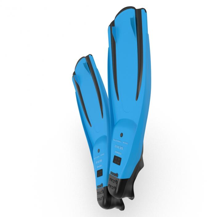 3D Swim Fins 2 Blue 2 model