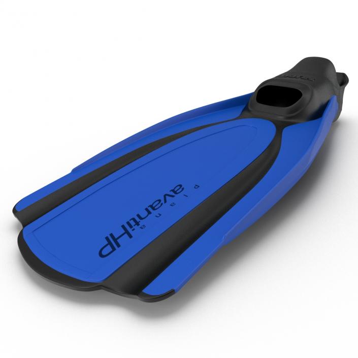 3D Swim Fins 2 Blue