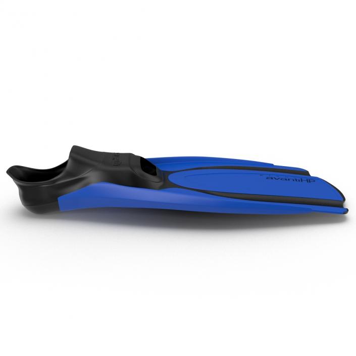 3D Swim Fins 2 Blue