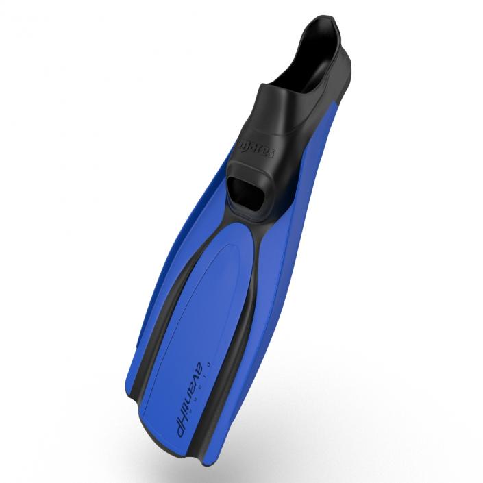 3D Swim Fins 2 Blue