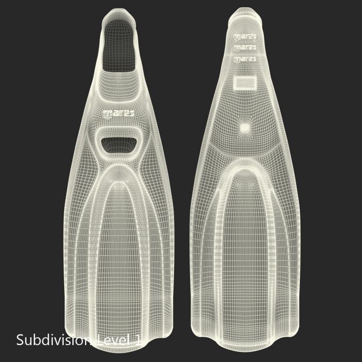 Swim Fins 2 Generic 3D model