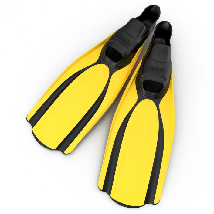 Swim Fins 2 Generic 3D model