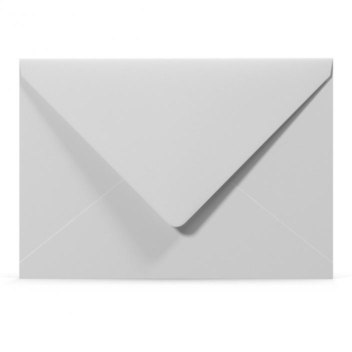 3D White Envelope 2