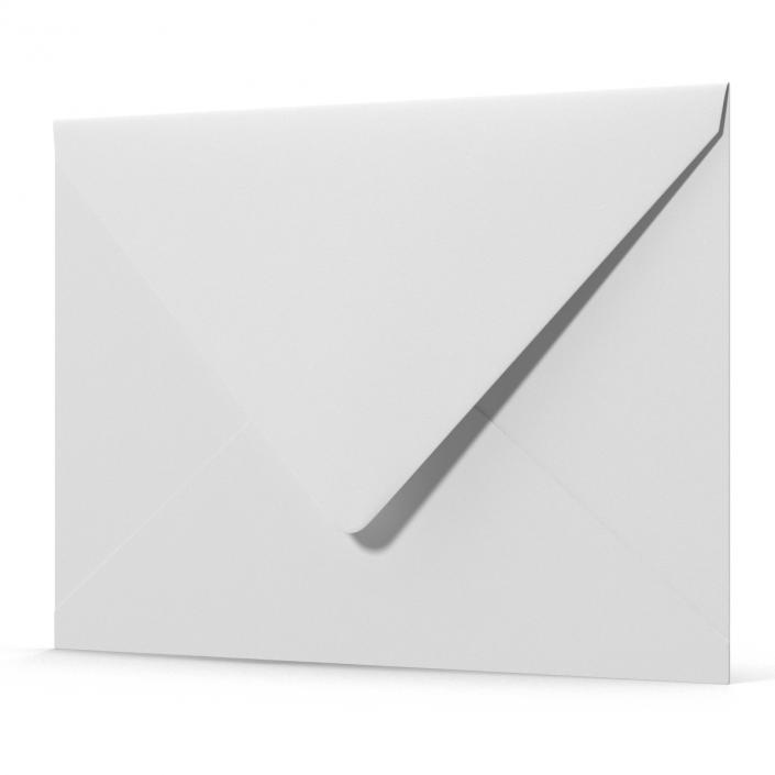 3D White Envelope 2