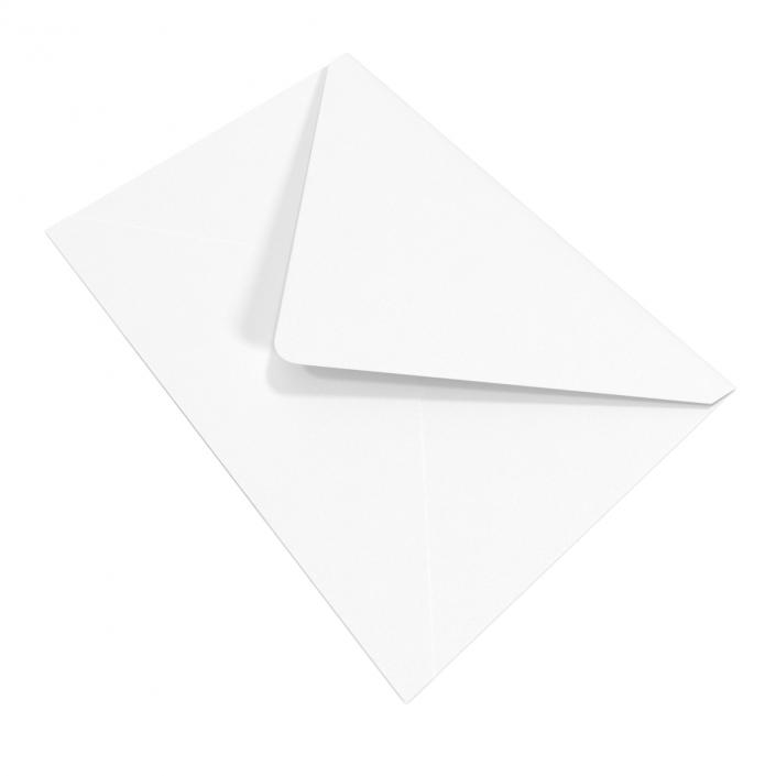 3D White Envelope 2