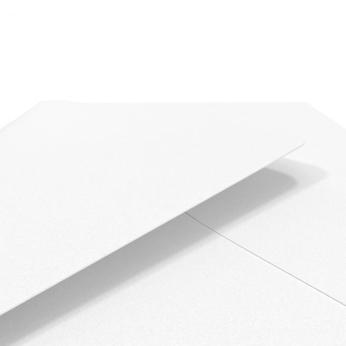 3D White Envelope 2