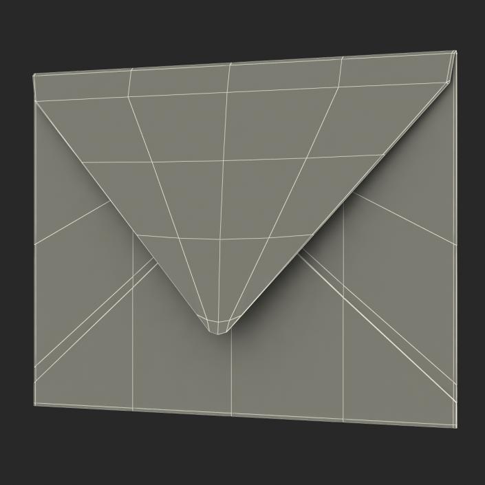 3D White Envelope 2