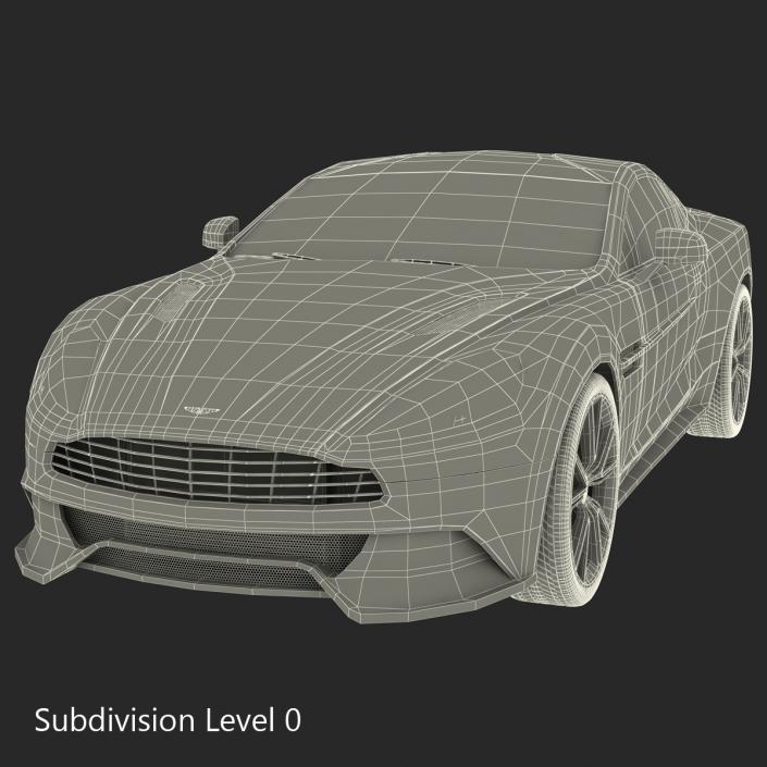 3D Aston Martin Vanquish 2014