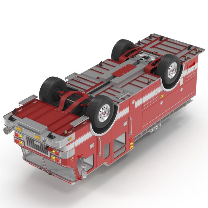 Fire Truck Apparatus 2 3D