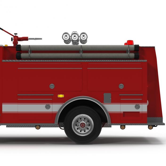 Fire Truck Apparatus 2 3D