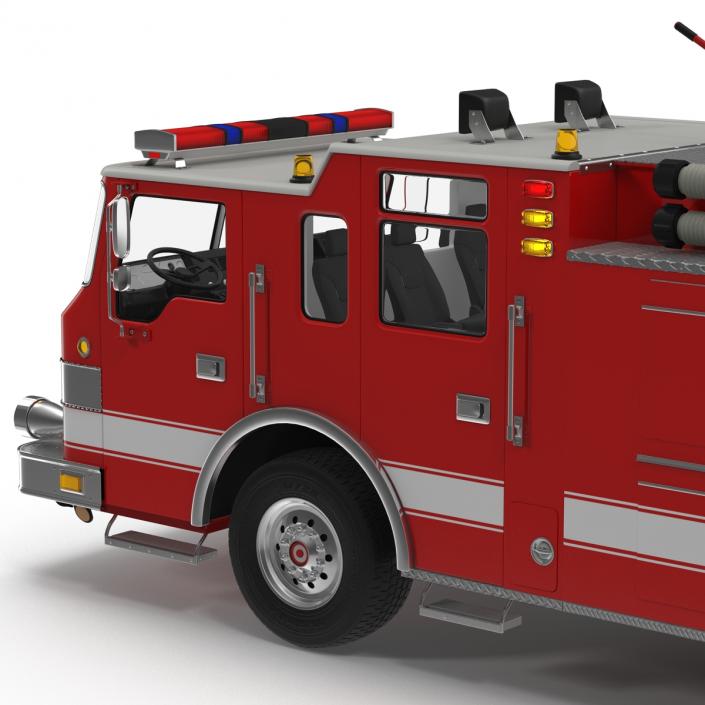 Fire Truck Apparatus 2 3D