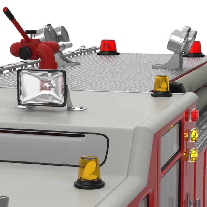 Fire Truck Apparatus 2 3D