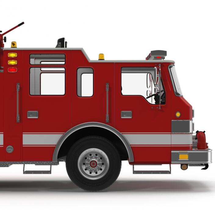 Fire Truck Apparatus 2 3D