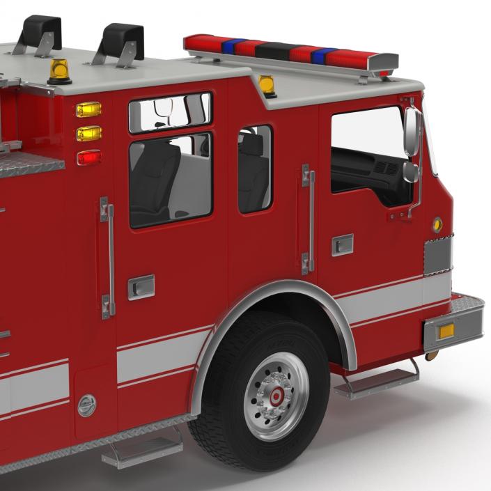 Fire Truck Apparatus 2 3D