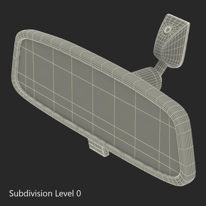 Car Rearview Mirror 3D model