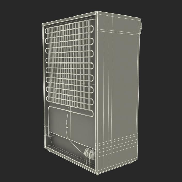 Coca Cola Double Door Display Refrigerator 3D