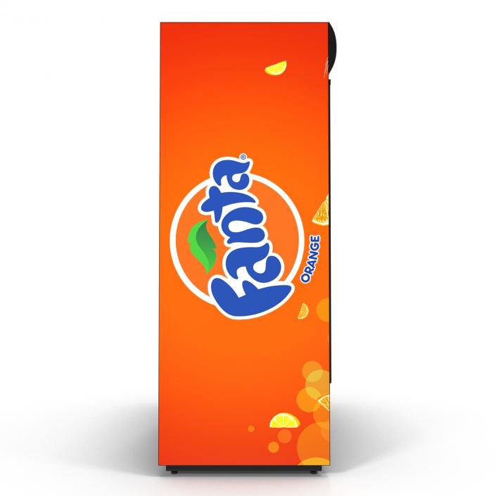 Fanta Three Door Display Refrigerator 3D