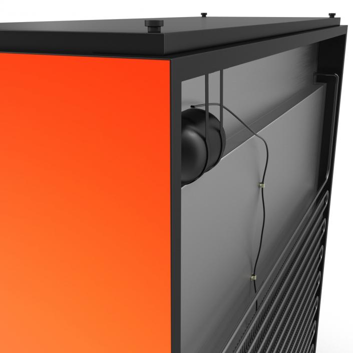 Fanta Three Door Display Refrigerator 3D