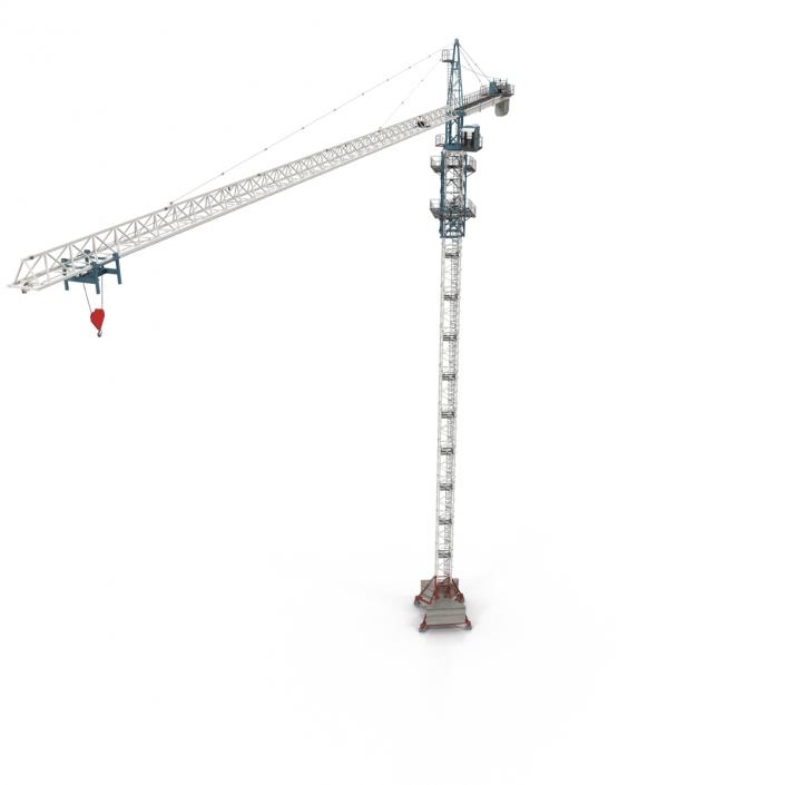 3D Tower Crane Rigged model