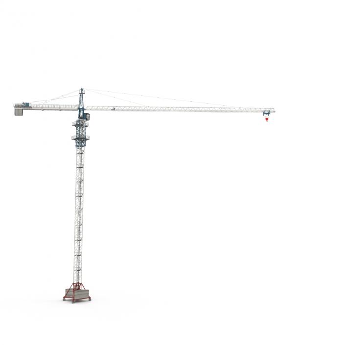 3D Tower Crane Rigged model