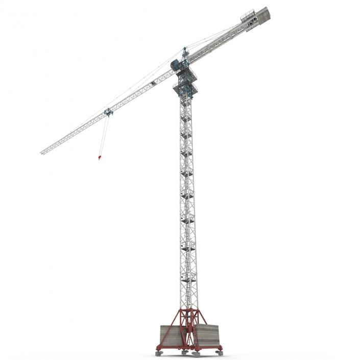 3D Tower Crane Rigged model