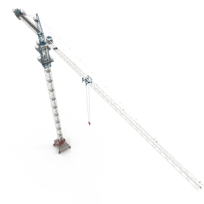 3D Tower Crane Rigged model