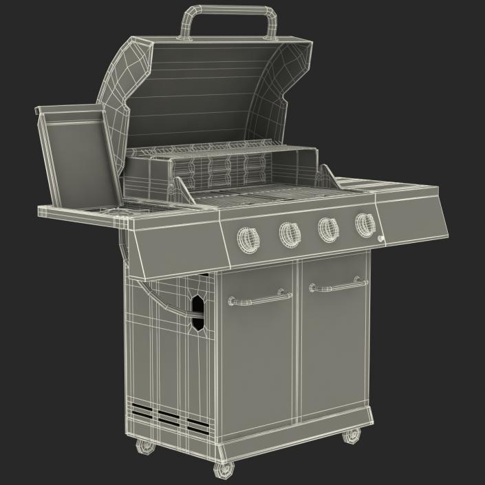 Gas Grill 3D model