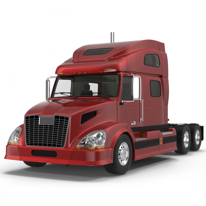 3D Semi Trailer Truck model