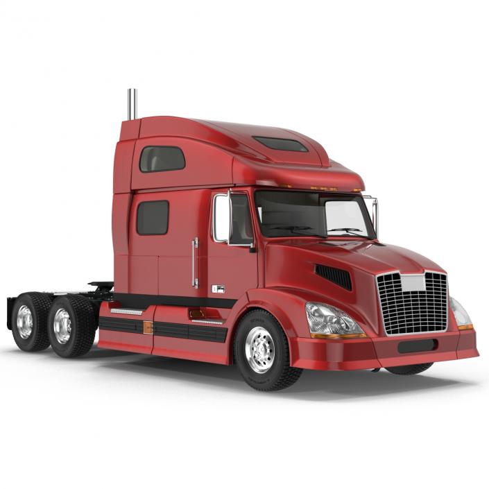 3D Semi Trailer Truck model