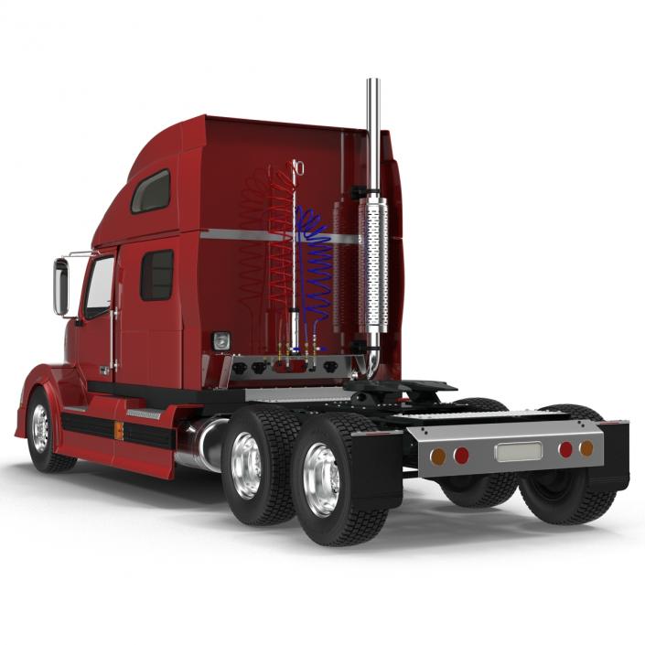 3D Semi Trailer Truck model