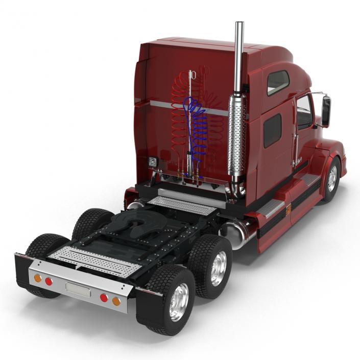 3D Semi Trailer Truck model