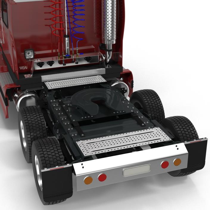 3D Semi Trailer Truck model