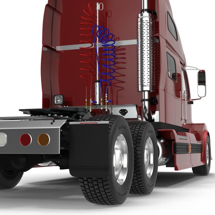 3D Semi Trailer Truck model