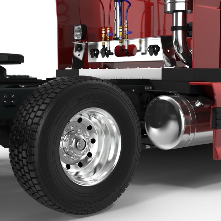 3D Semi Trailer Truck model