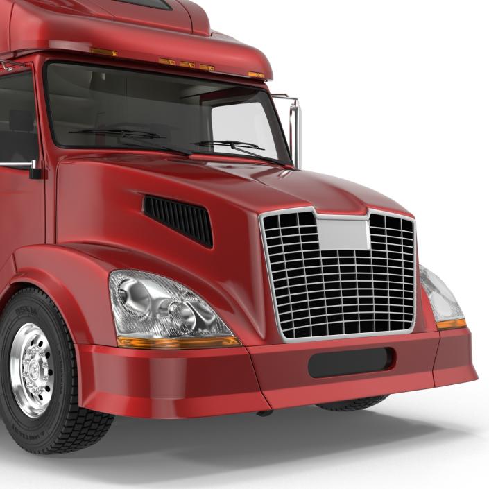 3D Semi Trailer Truck model