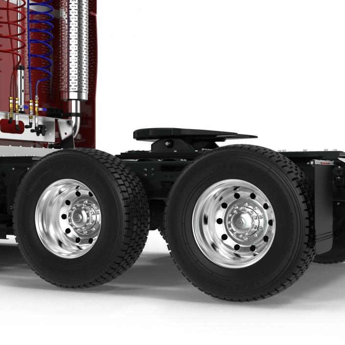 3D Semi Trailer Truck model