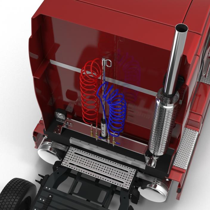 3D Semi Trailer Truck model