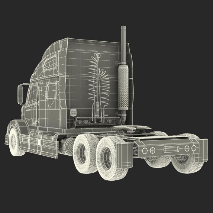 3D Semi Trailer Truck model